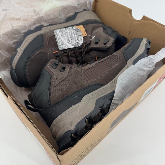 NEW Eddie Bauer Bonham Hiking Outdoor Boots MENS Brown Lace Up Leather SIZE 10.5 - Picture 9 of 9